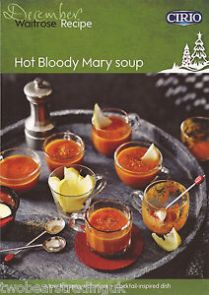 Hot Bloody Mary Soup Recipe Card - Waitrose - in store